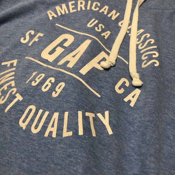 Blue GAP Hoodie Long Sleeve - Picture 5 of 8